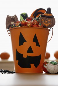 Pail Full of Halloween Candy