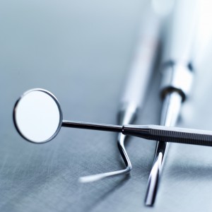 Close-up of dental tools